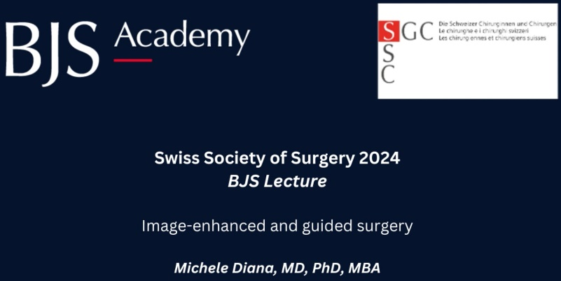 2024 Swiss Society of Surgery BJS Lecture: Image-enhanced and guided surgery