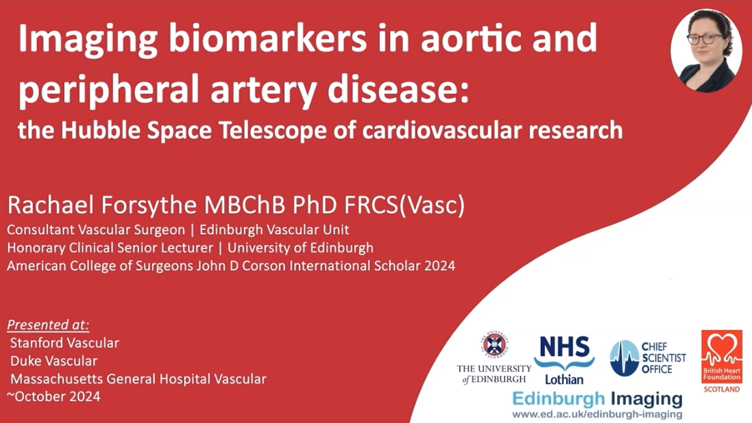 Imaging biomarkers in aortic and peripheral artery disease