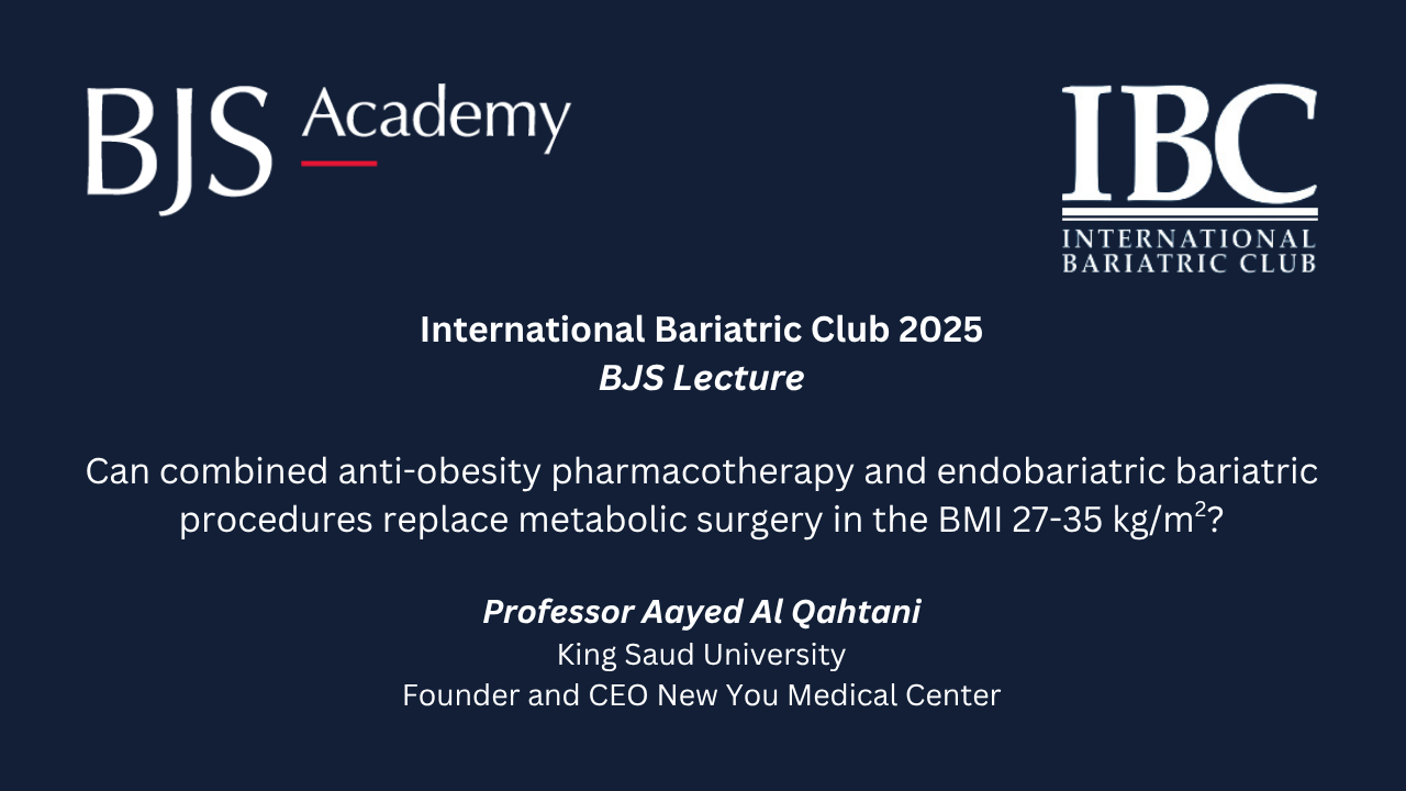 2025 IBC BJS Lecture: Can combined anti-obesity pharmacotherapy and endobariatric bariatric procedures replace metabolic surgery in the BMI 27-35 kg/m<sup>2</sup>?
