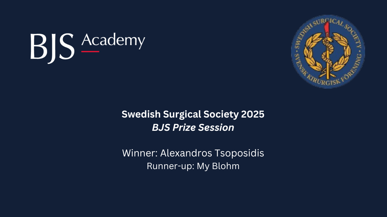 2025 Swedish Surgical Society BJS Prize Session