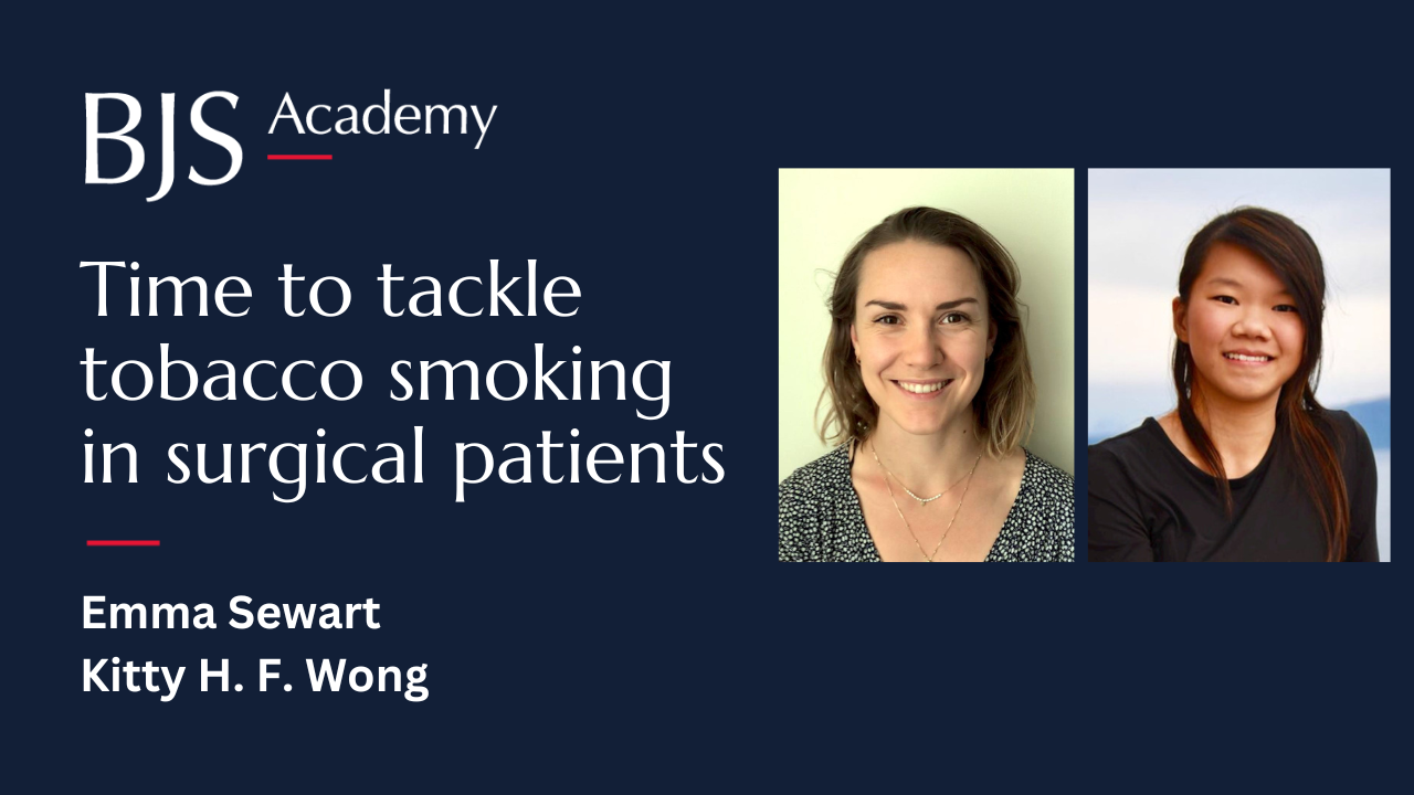 Time to tackle tobacco smoking in surgical patients