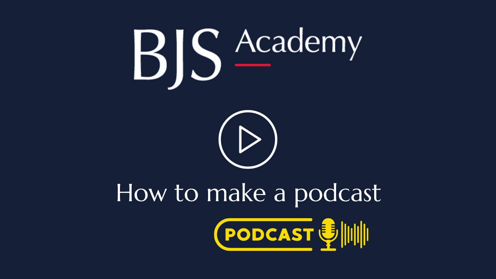 How to make a podcast