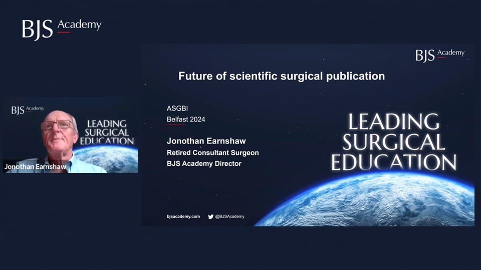 Future of scientific surgical publication