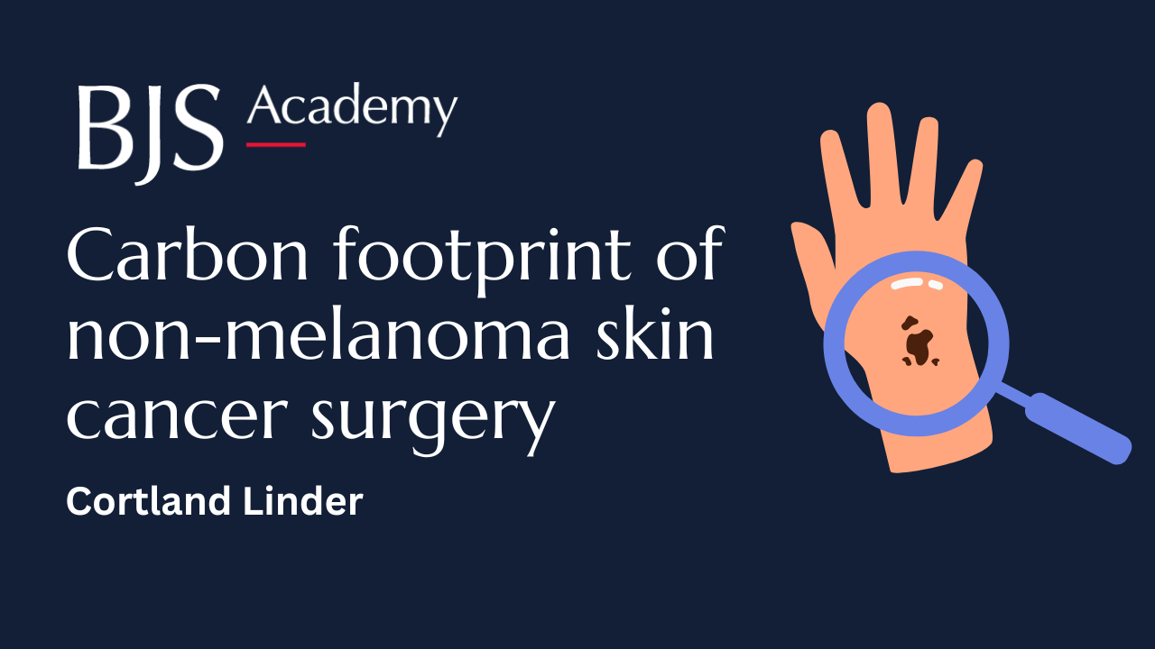 Carbon footprint of non-melanoma skin cancer surgery