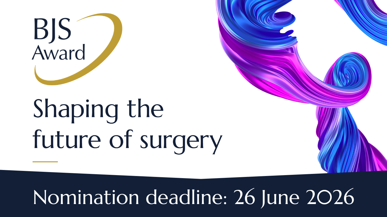 Nominations open: 2027 BJS Award