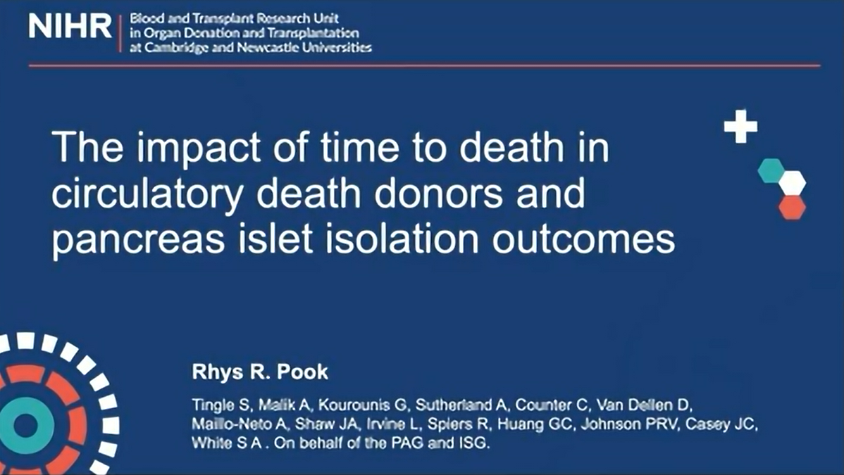 The impact of time to death in circulatory death donors and pancreas islet isolation outcomes