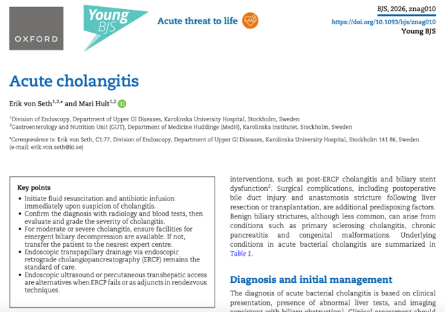 Acute cholangitis