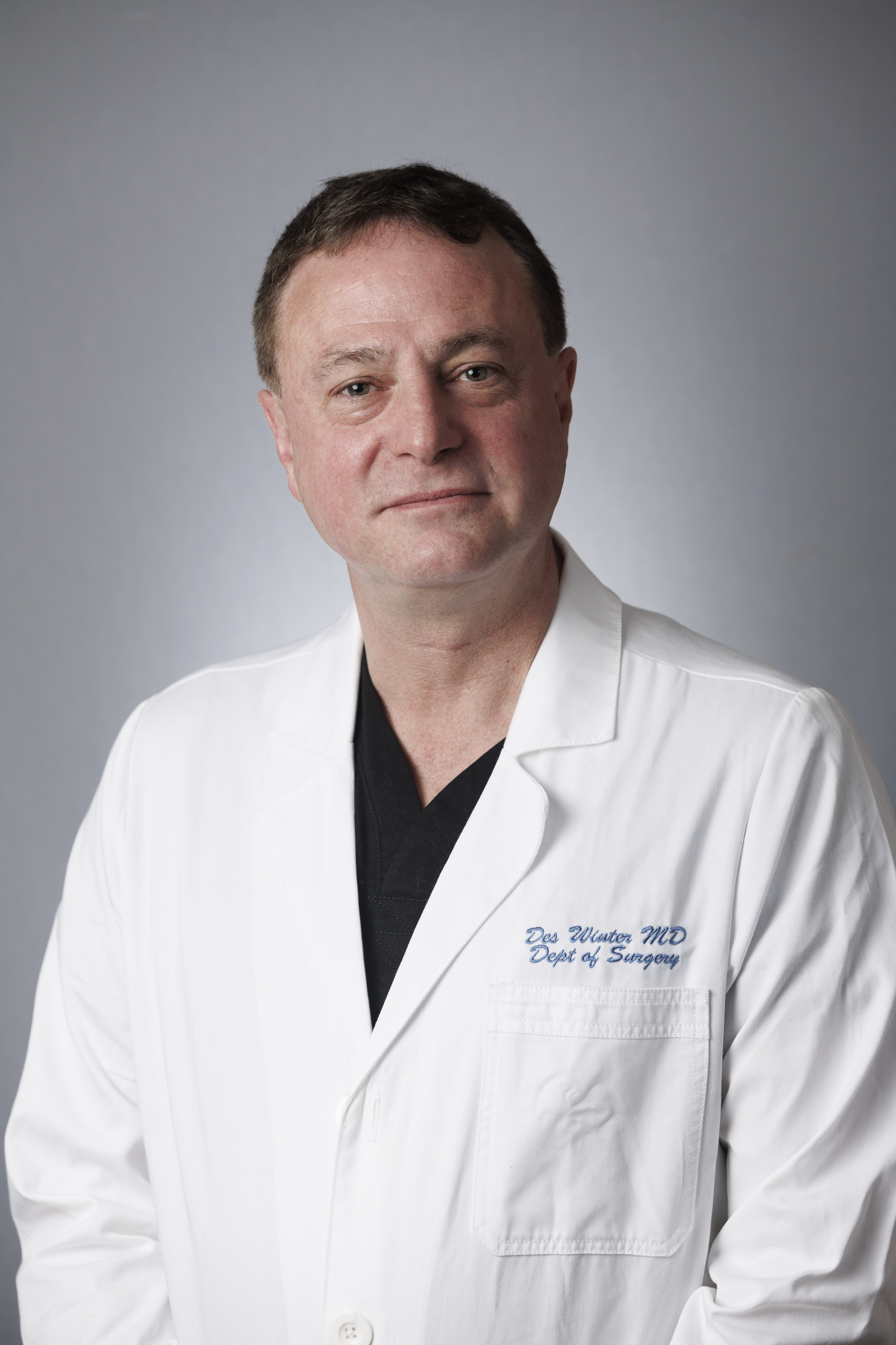 Des Winter MB, FRCSI, MD, FRCS(Gen)